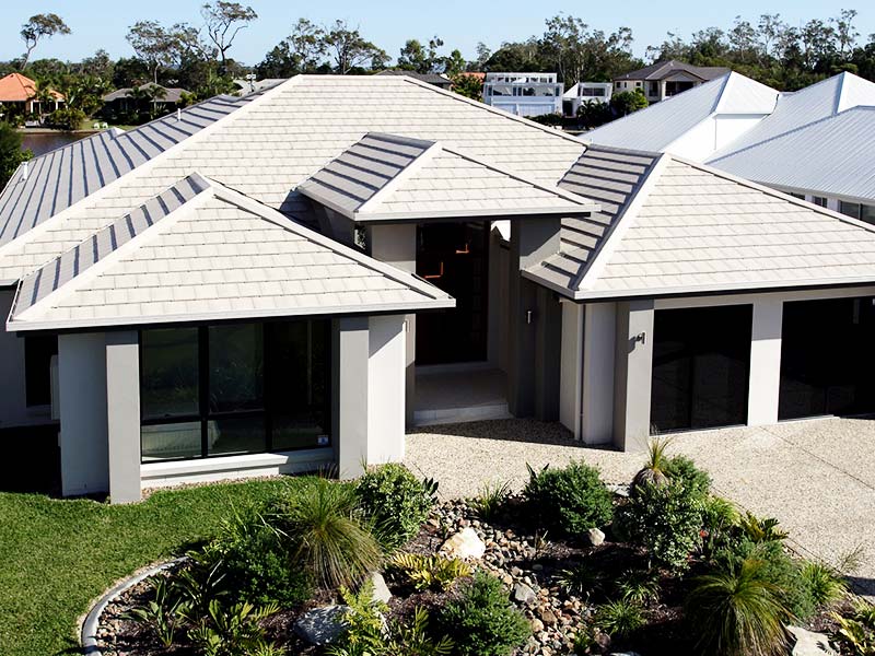 Hip roof tile